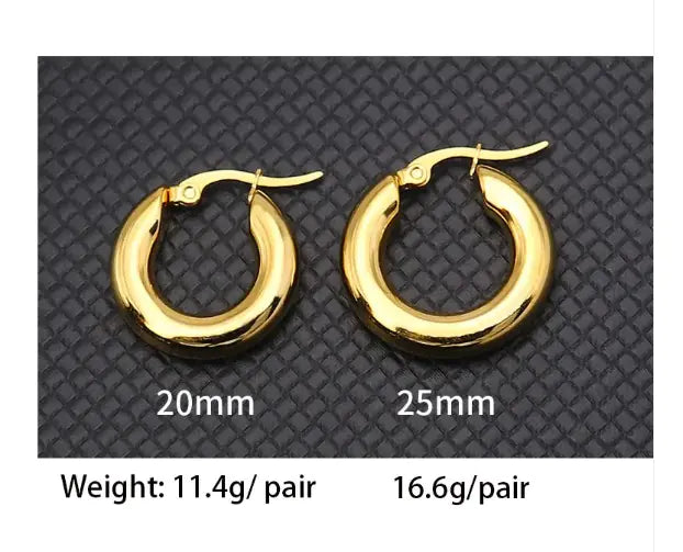 Glossy Golden Ear Buckle