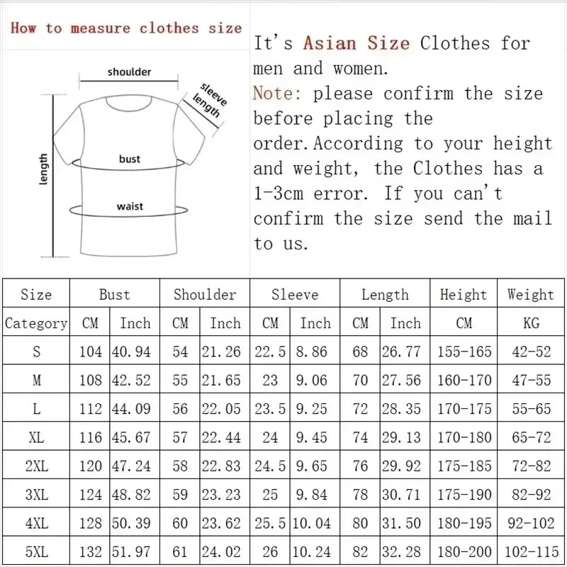 Men's T-shirts Oversized