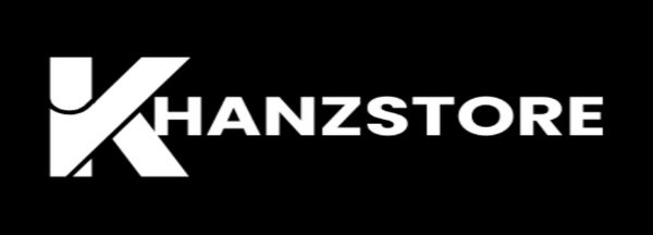 Khanzstore logo on a black background